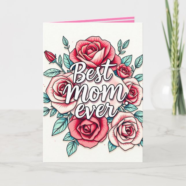 Carte Collection de cadeaux de luxe de fleurs populaires (Devant)