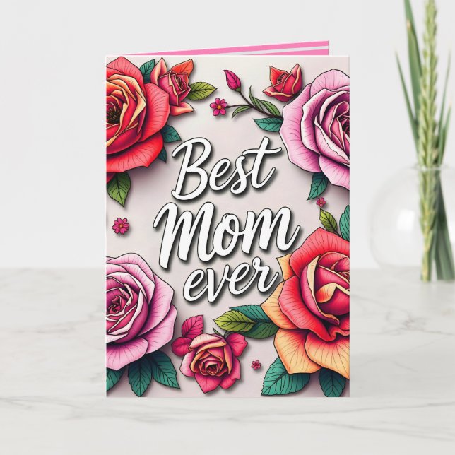 Carte Collection de cadeaux de luxe floraux modernes (Devant)