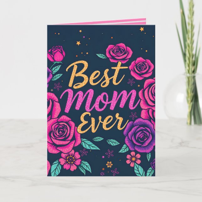 Carte Collection de cadeaux de luxe floraux populaires (Devant)