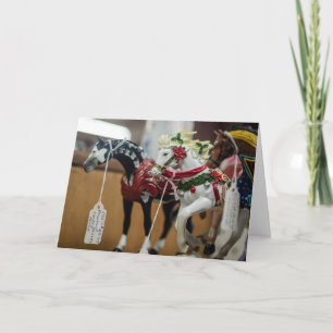 Carte Collection de chevaux de carrousel festifs