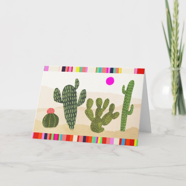 Carte Collection Llamarama Cactus (Devant)