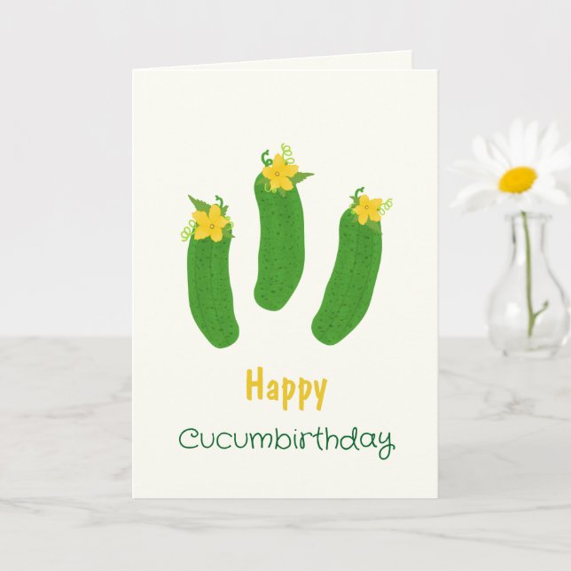 Carte Collection Pickle & Fresh Anniversaire (Petite plante)