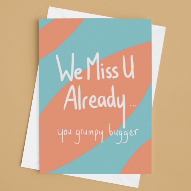 Carte Collègue de travail amusant Bonne chance (Créateur téléchargé)