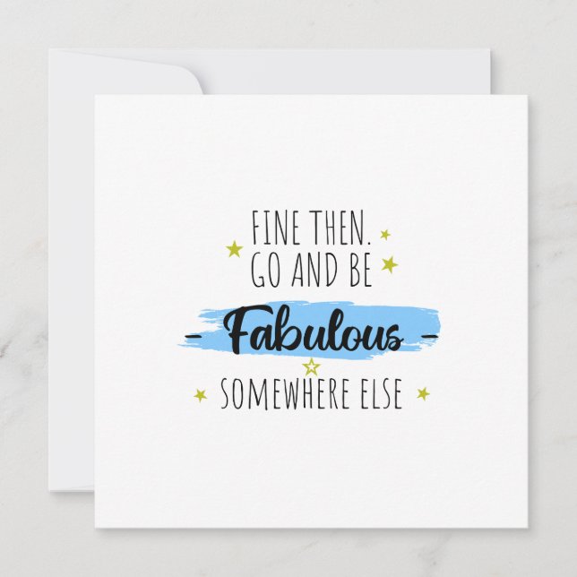 Carte Collègue Leaving, Go Away Farewell Cadeau (Devant)