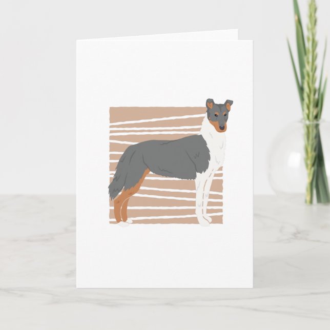 Carte Collie lisse (Devant)