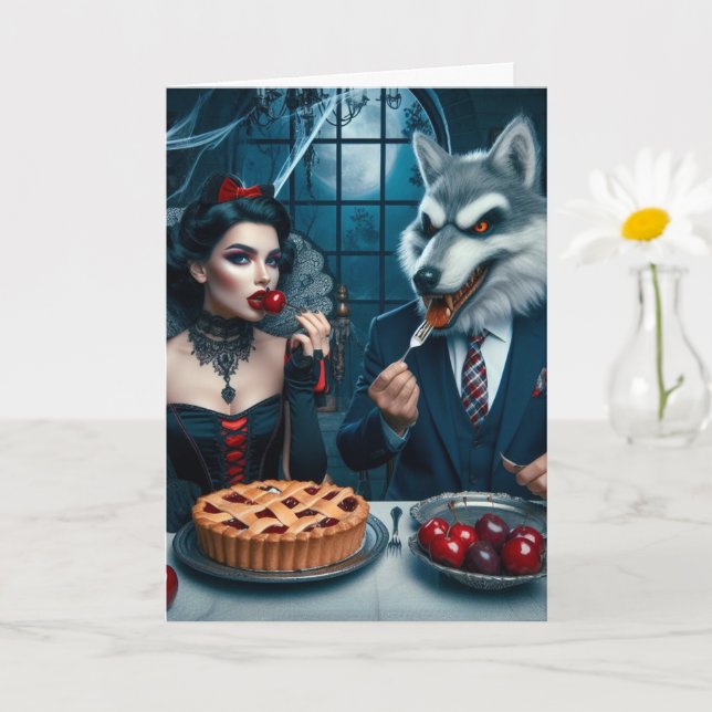 Carte Collision Imaginaire foncé Anniversaire (Petite plante)