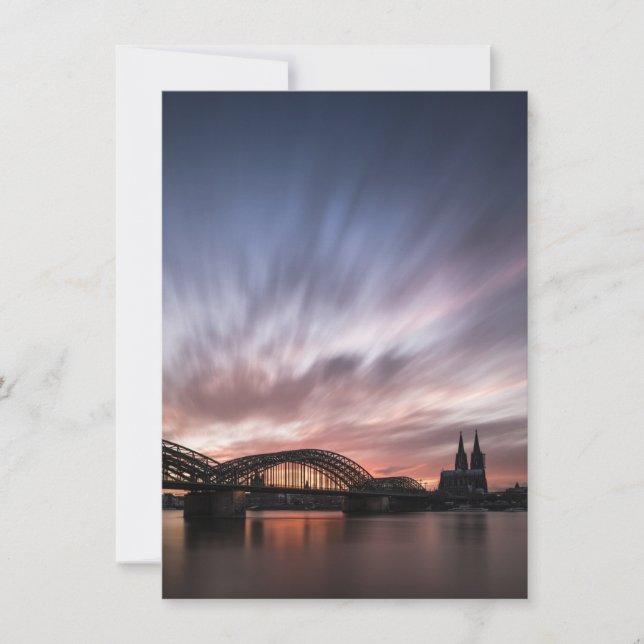 Carte Cologne Allemagne (Devant)