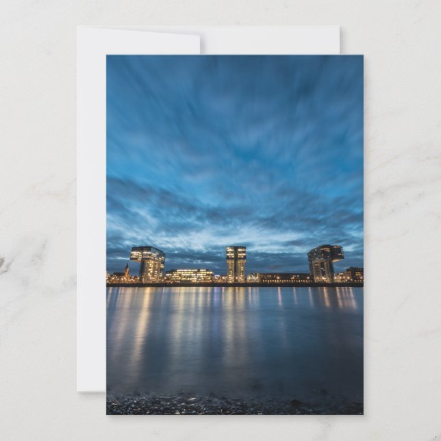 Carte Cologne Allemagne (Devant)