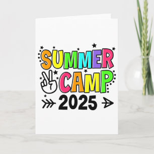 Carte Colonie de vacances 2025 Camping Feu de camp Vacan