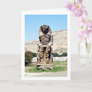 Carte Colonnes De Statue Memnon, Louxor, Egypte