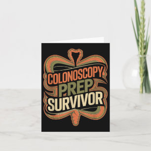 Carte Colonoscopie Prep Survivor Colon Thérapie de santé