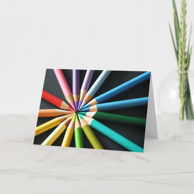 Carte Colored Pencils (Devant)