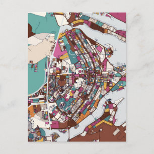 Carte colorée Brasilia