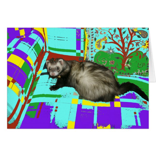 Carte colorée de jour (Devant Horizontal)