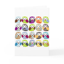 Colorful Owl Pattern