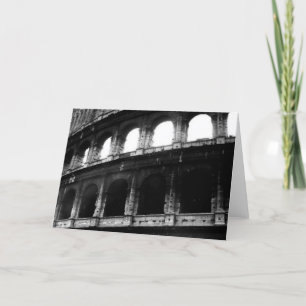 Carte Colosseum noir blanc Empire romain