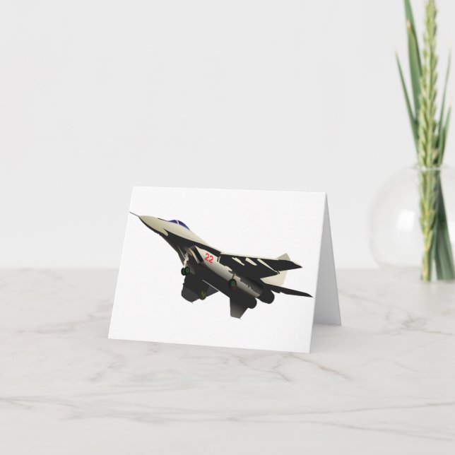 Carte Combat Aircraft Note Cards (Devant)