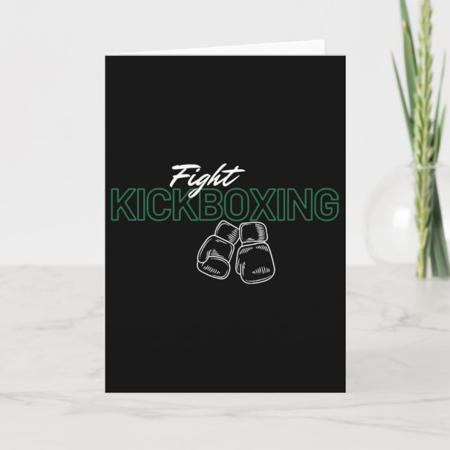 Carte Combat Kickboxing  (Devant)