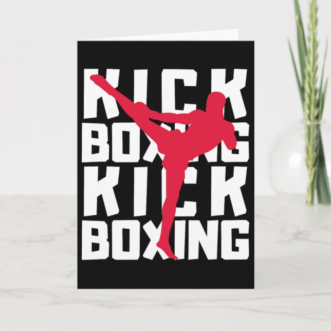 Carte Combattant de kickboxing (Devant)
