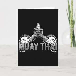 Carte Combattant Muay Thai Sports Mma Arts Martiaux Thaï