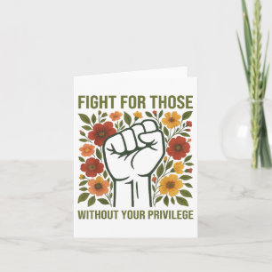 Carte Combattez Pour Ceux Qui N'Ont Pas Votre Devis Priv