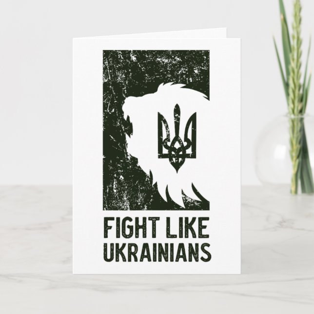 Carte Combattre comme un Ukrainien  (Devant)