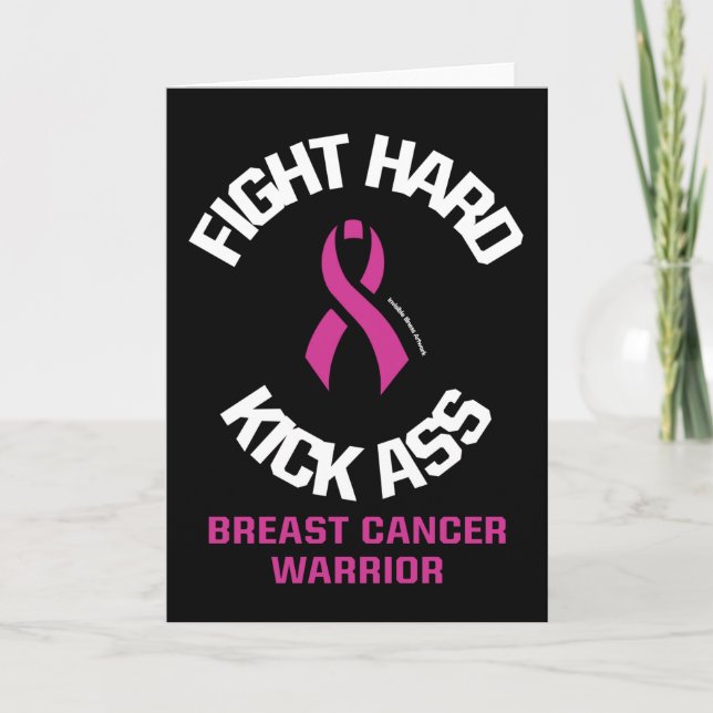 Carte Combattre Dur...Cancer Du Sein (Devant)