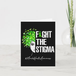 Carte Combattre le cadeau Stigma de sensibilisation à la