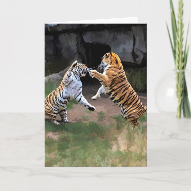 CARTE COMBATTRE LES TIGRES (Devant)