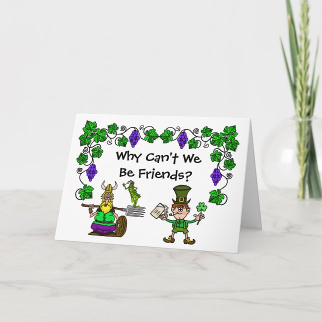 Carte combinée St. Urho et St. Patrick Day (Devant)