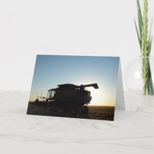 Carte Combiner au coucher du soleil