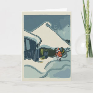 Carte comical de Santa