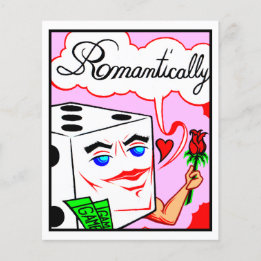 Carte comique #2084 Lucky Dice Art Print