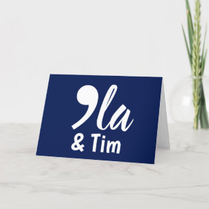 Carte Comma Kamala et Tim 2024