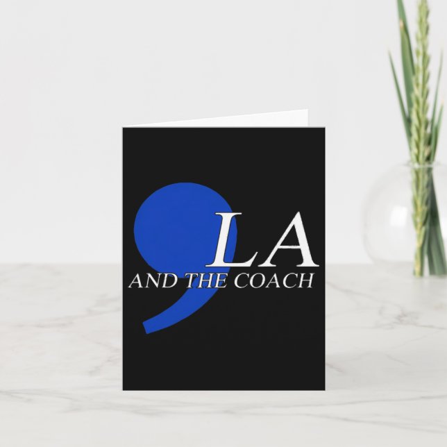 Carte Comma La Kamala Harris Tim Wheimer Coach 2024 La C (Devant)
