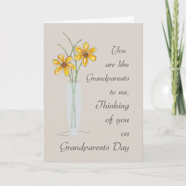 Carte Comme des grands-parents pour moi la fête des gran (Devant)