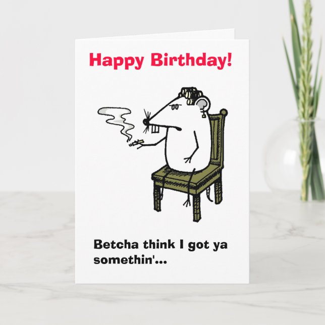 Carte Comme je m'en fiche (Devant)