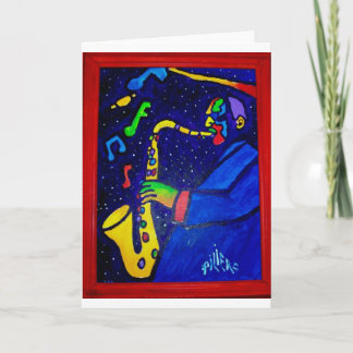 Carte Comme l'homme de jazz par Piliero