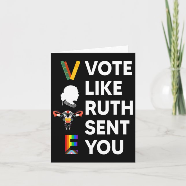 Carte Comme Ruth Vous A Envoyé (Devant)