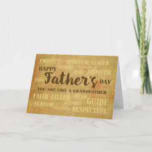 Carte Comme un grand-père Qualités de la Fête des pères