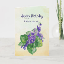 Comme un violet Vos Personnalités d'anniversaire