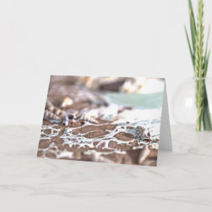 Carte Comme Une Vague Sur La Rive