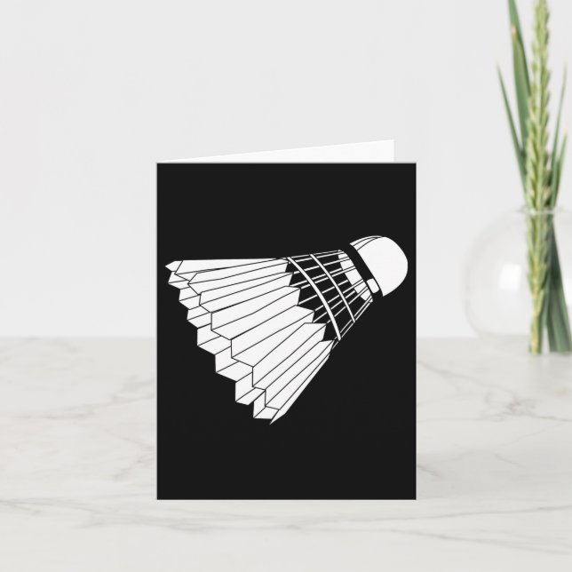 Carte Comme Volant de badminton Birdie (Devant)