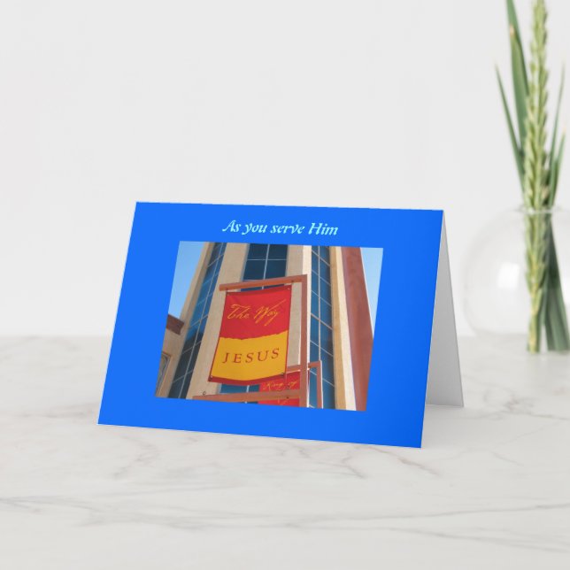 Carte Comme vous servez HIm (Devant)