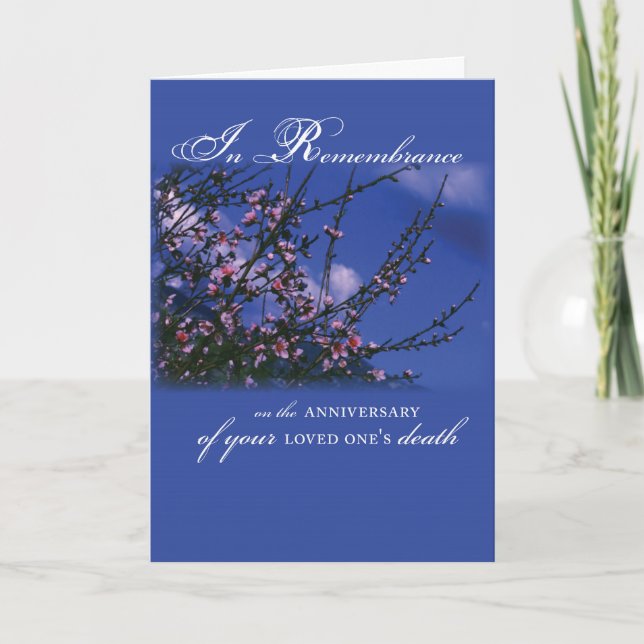 Carte Commémoration d'anniversaire (Devant)