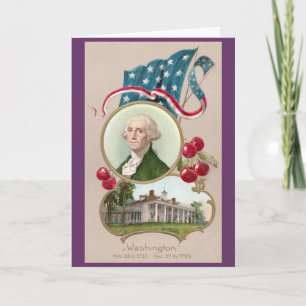 Carte Commémoration de George Washington