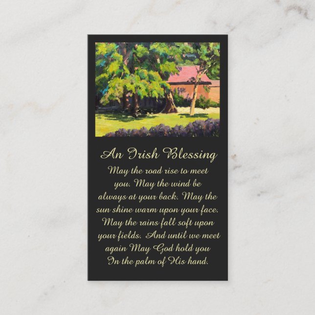 Carte commémorative de la fête de la vie (Devant)