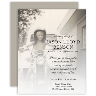 carte commémorative de la photo du côté gauche