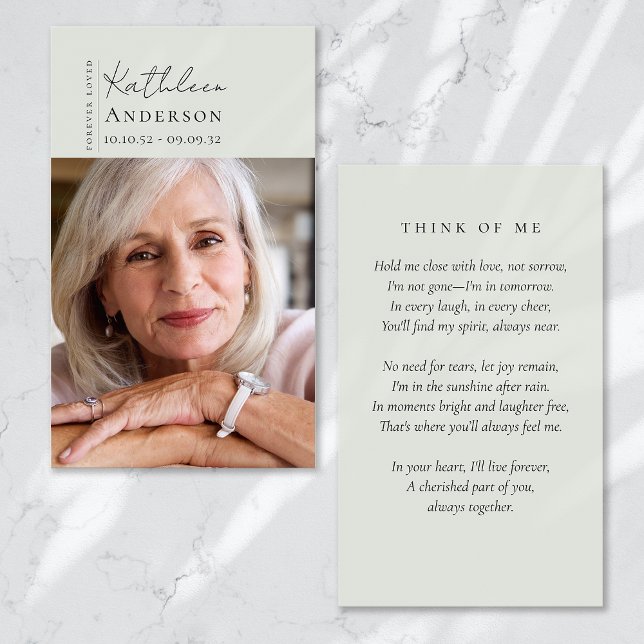 Carte commémorative de script de calligraphie (Créateur téléchargé)