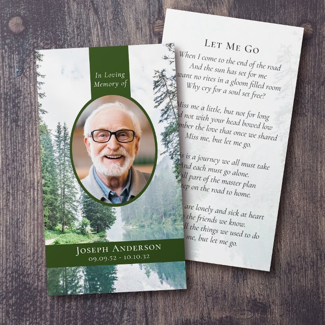 Carte commémorative des funérailles de la forêt ov (Créateur téléchargé)